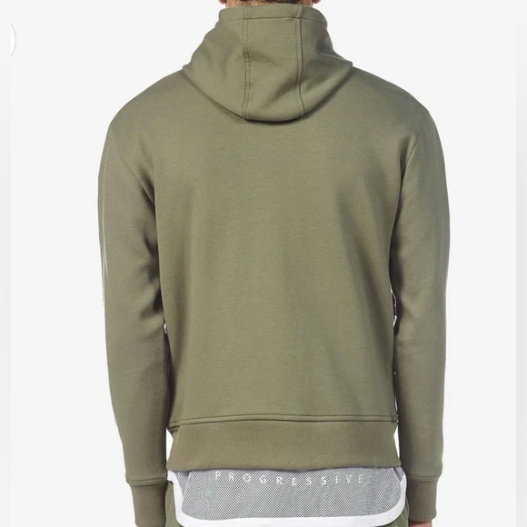 Life Code Progressive Olive Hoodie Jacket Size L - Picture 3 of 8
